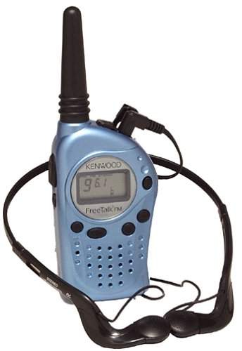 Kenwood UBZ-GR14 2-Mile 14-Channel FRS Two-Way Radio (Metallic Blue)