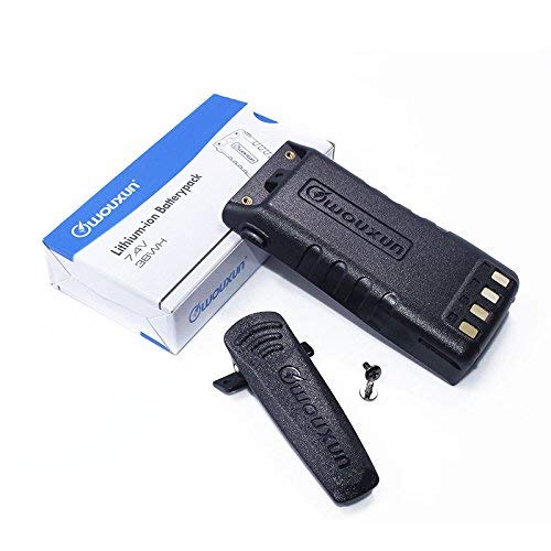 Wouxun DC 7.4V High Capacity 3200mAh(23.68Wh) Spare Li-ion Battery Pack for Wouxun Two Way Radios KG-UV9D KG-D901 KG-UV9D Plus Walkie Talkie
