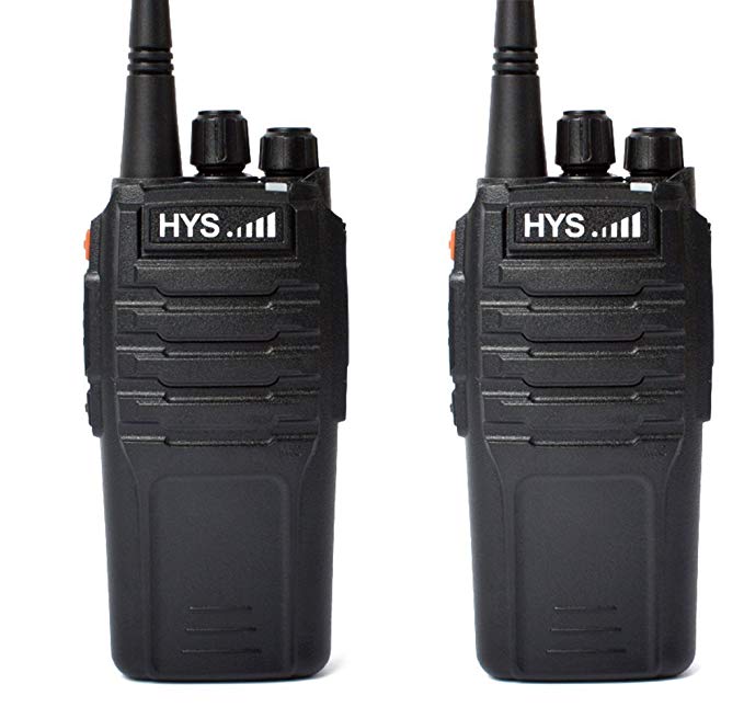 Walkie Talkie 10W 70CM HYS TC-P10W UHF 400-480 MHz 16CH Scrambler 2 Way Radio Handheld Transceiver with 2200Mah Li-ION Battery Ham Amateur Radio communicador（2Packs)