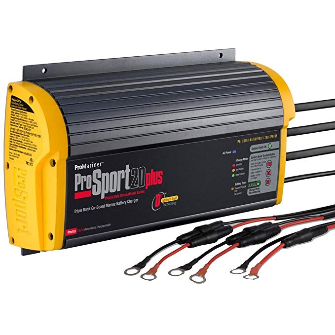 ProMariner 43029 Next Gen ProSport 20 + Triple, PFC - Universal AC Batery Charger