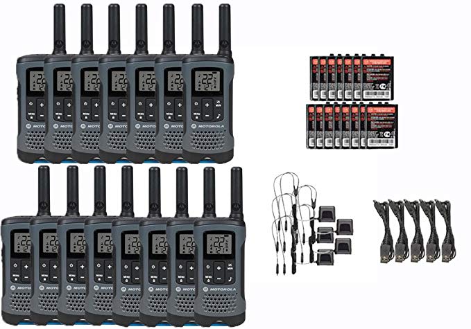 Motorola Talkabout T200TP Walkie Talkie 15 Pack Set Two Way Radio Package