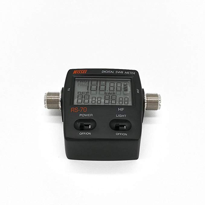 Youmei RS-70 Digital SWR/Watt Meter HF 1.6-60MHz 200W for Two-Way Radio