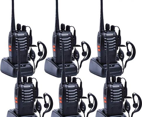 Galwad 6 PCS Walkie Talkie Portable Ham Two Way Radio Handheld UHF 400-470MHz Transceiver Interphone With Rechargeable Li-ion Battery Headphones Charger (Pack of 6) Review