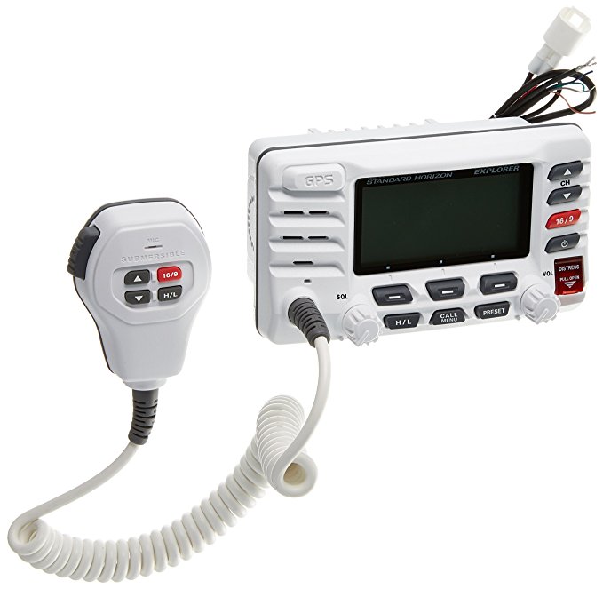 Standard Horizon GX1700W Standard Explorer GPS VHF Marine Radio - White