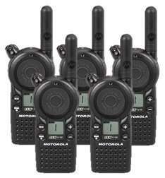 5 Pack of Motorola CLS1110 Two Way Radio Walkie Talkies (UHF)