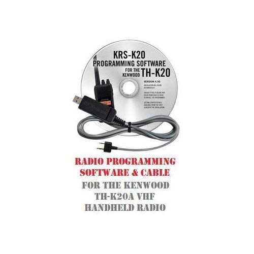 Kenwood TH-K20A VHF Handheld Two-Way Radio Programming Software & Cable Kit