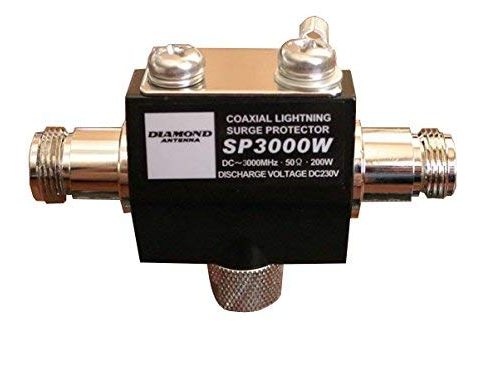 Diamond Original SP3000W DC-3000MHz Coax Surge Protector/Lightning Arrester – Connectors: N Female to N Female Review