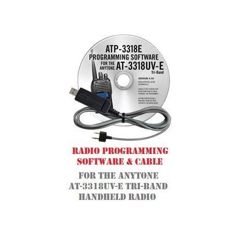 Anytone AT-3318UV Series Two-Way Radio Programming Software & Cable Kit