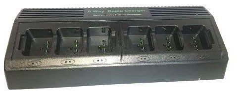 6 Motorola Radius cp200 UHF 6 bay gang charger with Pods for PMLN6588 by Titan Review