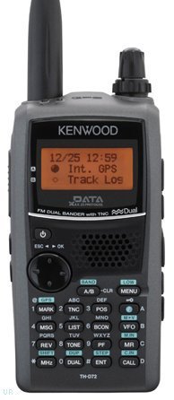 Kenwood TH-D72A 144/440 MHz Handheld Amateur Transceiver w/ 1200/9600 BPS Packet TNC, Built-in GPS, Echolink Ready, 5 Watts