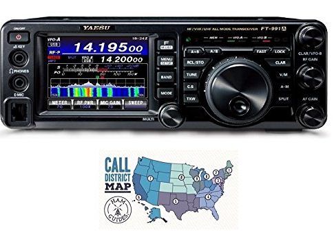 Bundle – 2 Items: Includes Yaesu FT-991A HF/VHF/UHF All-Mode Transceiver and Ham Guides TM Quick Reference Card!! Review