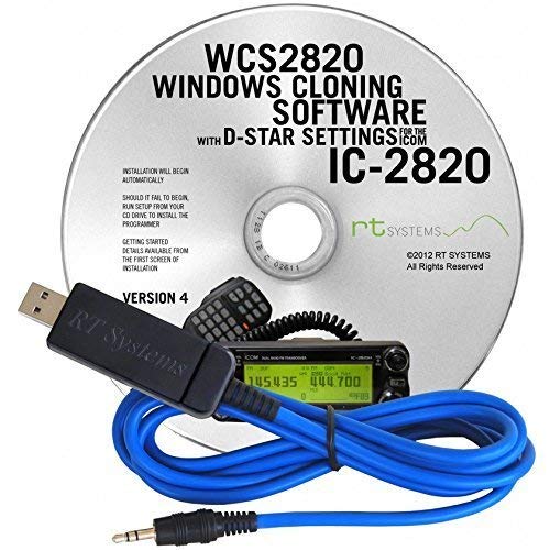 Icom IC-2820 Two-Way Radio Programming Software & Cable Kit