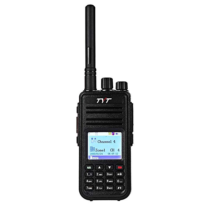 Joyhero TYT Digital Radio, MD-380 DMR Walkie Talkies UHF 400 - 480MHz Upto 1000 Channels Two Way Radio with Colorful LCD Display Two-way Radio Compatible with Mototrbo