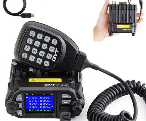 QYT KT-8900D Dual Band Mini Car Ham Radio Mobile Transceiver VHF UHF 136-174/400-480MHz Compact Amateur Two Way Radios + Free Programming Cable Review