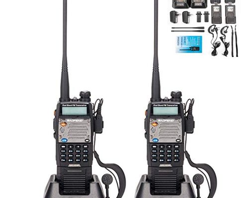 BaoFeng UV-5R Upgrade Version UV-5XP Extended Battery VHF UHF Two Way Radio 7.4v 8W Dual-band Walkie Talkie 2 Pack Review