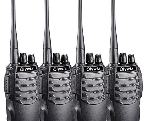 Walkie Talkies Portable 1800MAH Li-ion Battery Long Range Olywiz-826 Two Way Radios Special Designed in Sport Cars Appearance HTD-826 4 Pack Review