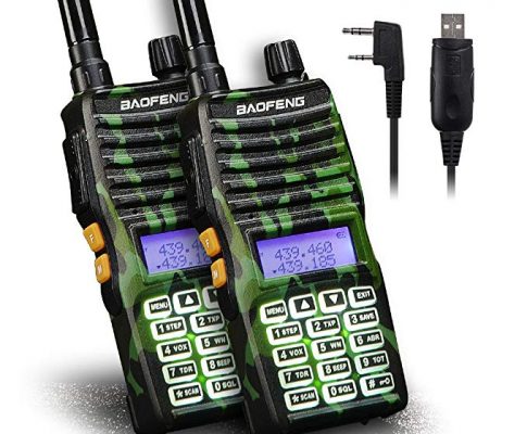 Baofeng – 2PCS UV-5XTP 8W Dual Display VHF136-174MHz UHF400-520MHz Handheld Two-Way Radio Standby Transceiver Walkie Talkie+Programming Cable Review