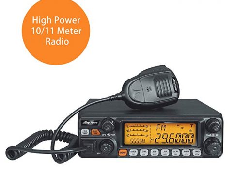 AnyTone AT-5555N 10 Meter Radio can convert into 11 meter CB Radio 40 Channel for truck, with SSB /FM/ AM /PA mode,High Power Output 12W AM,30W FM,30W Review