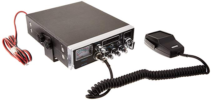 Mobile AM/SSB CB Radio with Frequency Counter & Backlit Faceplate in a Mid Size Chassis - 7.25