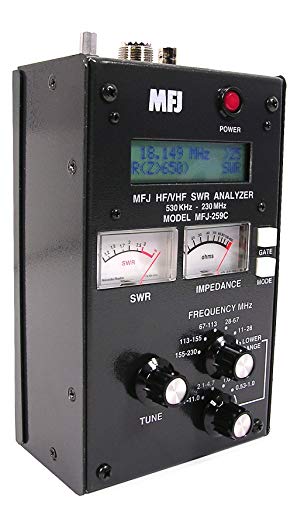 SWR Antenna Analyzer MFJ-259C HF VHF 0.53-230Mhz