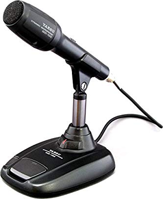 Yaesu Original MD-100A8X Dynamic Desk-Top Microphone w/ Active Filtering for Tone Control