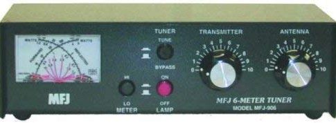 MFJ-906 MFJ906 Original MFJ Enterprises Manual tuner + SWR, 200W, 50MHz Review