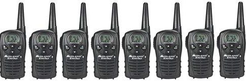 Midland LXT118 22-Channel GMRS with 18-Mile Range JIS4 waterproof E Vox Channel Scan Two Way Radio ( 8 Pack ) Review
