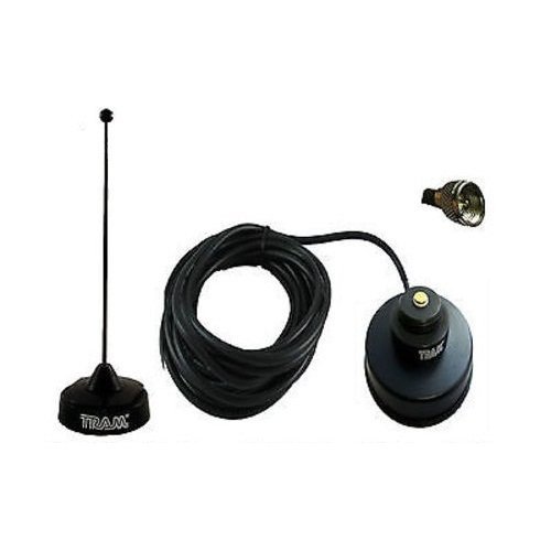 BLACK VHF MAGNET MOUNT ANTENNA KIT MOTOROLA MOBILE CDM1250 CDM750 CM300 CM200