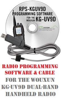 Wouxun KG-UV9D/9D+ Two-Way Radio Programming Software & Cable Kit