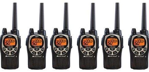 Midland GXT1000VP4 36-Mile JIS4 Waterproof 50-Channel FRS/GMRS Two-Way Radio (6 Pack ) Review
