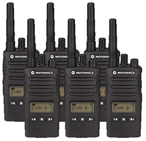 6 Pack of Motorola RMU2080D Two way Radio Walkie Talkies