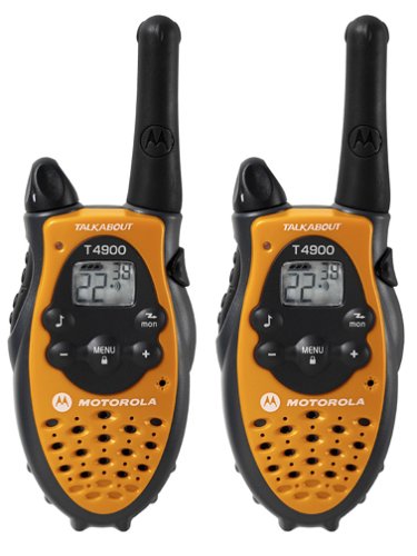 Motorola TalkAbout T4900AA 3-Mile 22-Channel FRS/GMRS Two-Way Radio (Pair) (Orange)