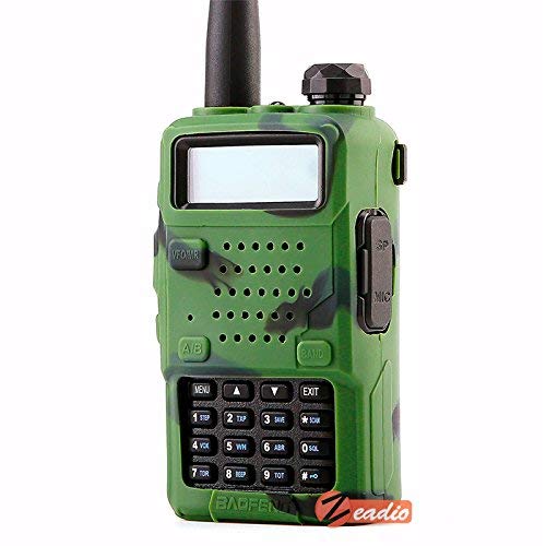 Zeadio ZP-SL77 Two Way Radio Protection Soft Case for Baofeng UV-5R, UV5R+ [1 Year Warranty] - (Camouflage, Ten Pack)