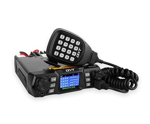 QYT KT-980 Plus VHF 136-174mhz UHF 400-480mhz 75W Dual Band Base Mobile Car Radio Hamd Walkie Talkie Transceiver Amateur, Quad-standby + Programming Cable, Colorful LCD Display Review
