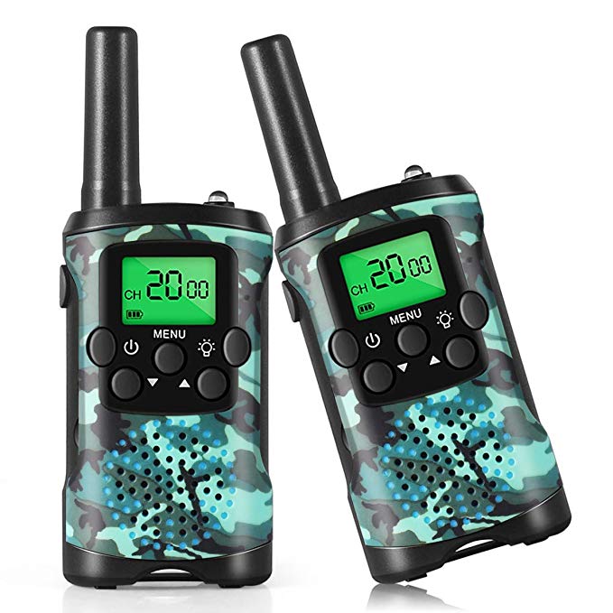 Royalsell Kids Walkie Talkies, 22 Channels 3 Miles FRS/GMRS Hand Held Walkie Talkie for Kids Toys for 4-5 Year Old Boys
