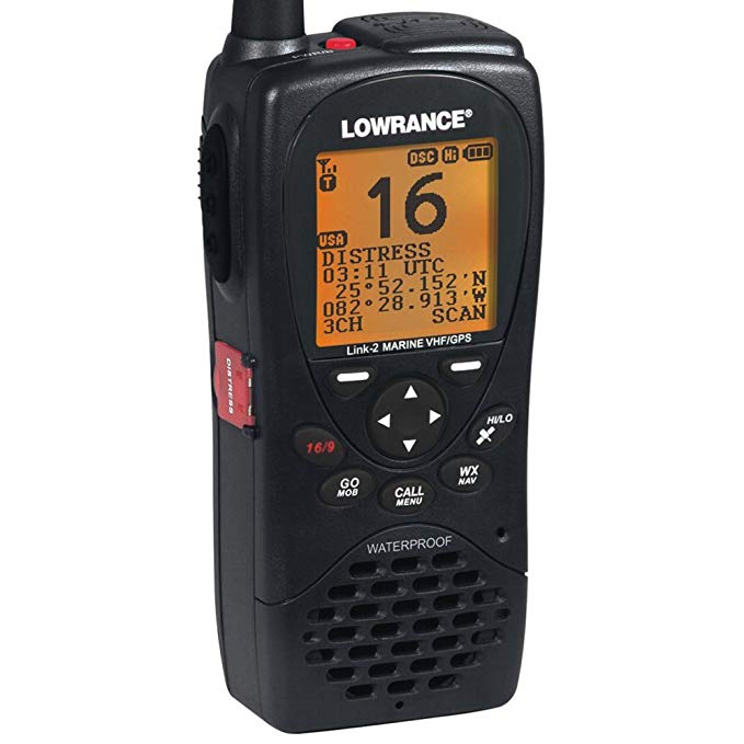 LOWRANCE LINK-2 VHF/GPS HAND HELD RADIO