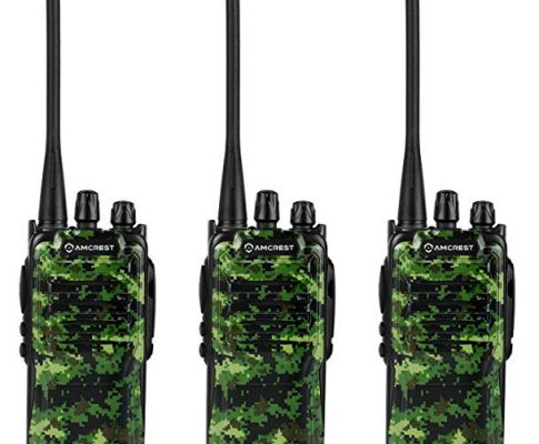 3-Pack Amcrest ATR-22 UHF Portable Radio Walkie Talkie Frequency Range 400-470 MHz FM Transceiver 16 Programmable Channels High Power Flashlight Walkie-Talkie Two-Way Radio FCC Cert. (Camo) Review
