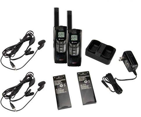 (2) COBRA CXR925 35 Mile 22 Ch Two Way Radios Walkie Talkies + Earbud & Mic Sets Review