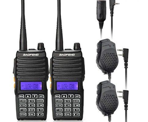 Baofeng 2PCS UV-5X Mate Handheld Two-Way Radio VHF136-174MHz UHF400-520MHz Dual Display Standby Transceiver Walkie Talkie with 2xMic+Tokmate Programming Cable Review