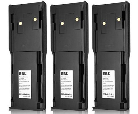 EBL 3 Pack HNN8148, HNN8148A Two-Way Radio Battery for Motorola P110, P-110 Radius 7.2V 2500mAh Ni-MH Rechargeable Battery Review