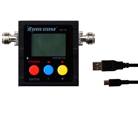 Gam3Gear Surecom SW-102S SO239 Connector Digital VHF UHF 125-525Mhz Power & SWR Meter Review