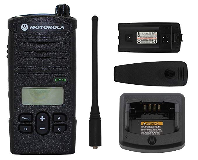 Motorola CP110 with Display UHF 16CH 450-470MHZ H96RCF9AA2AA Two Way Radio CP110
