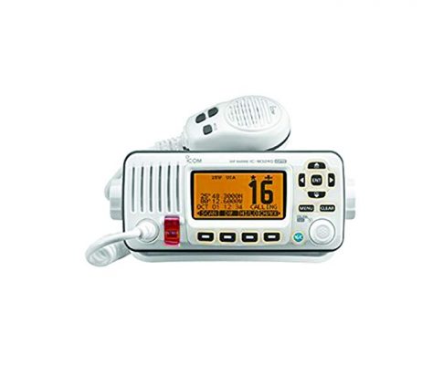 ICOM IC-M324G 22 Marine VHF Radio, with GPS, in White Review