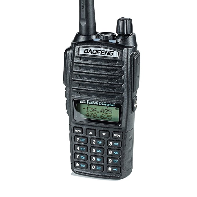 BaoFeng UV-82HP High Power Dual Band Radio: 136-174mhz (VHF) 400-520mhz (UHF) Amateur (Ham) Portable Two-Way