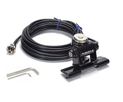 Nagoya RB-700N Heavy Duty Universal NMO Lip Mount for Trucks, Hatchbacks, SUVs, and Cars (Multi Axis Adjustable); Includes 20′ of RG-58A/U Cable with a PL-259 Connector (Includes Rain Cap) Review