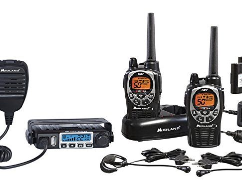 Midland – MXT115 & GXT1000 Bundle – MicroMobile GMRS Two-Way Radio w/External Magnetic Mount Antenna & GXT1000 Two-Way Radio – Up to 36 Mile Range Waterproof Walkie Talkies (Pair Pack)(Black/Silver) Review