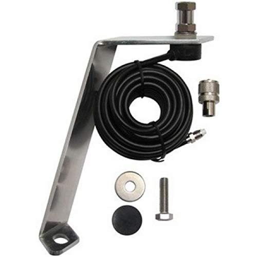 FORD F-150 Front Hood Antenna Mount For Amateur Ham Commercial and CB Two Way Antennas With Cable!