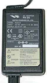 Yaesu Original PA-26B AC Adapter for the CD-24 which charges the FNB-78 * CD-24 & FNB-78 Not included * Review