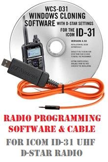 Icom ID-31 (ID31) UHF Two-Way Radio Programming Software & Cable Kit Review