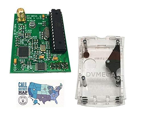 DVMEGA UHF Singleband DSTAR radio for Raspberry Pi with DVMEGA Case and Ham Guides Pocket Reference Card Bundle! …